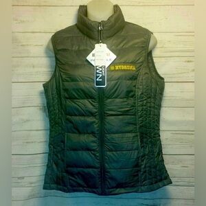 32° Degree Down filled Grey Vest NWT medium with packing pouch